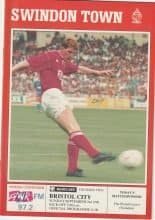 Swindon Town v Bristol City 02-Sep-1990