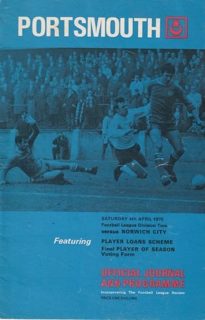 Portsmouth v Norwich City 04-Apr-1970