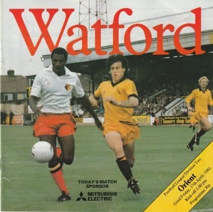 Watford v Leyton Orient 17-Apr-1981
