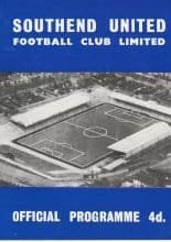 Southend United v Reading 16-Sep-1961