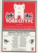 York City v Tranmere Rovers 27-Dec-1983