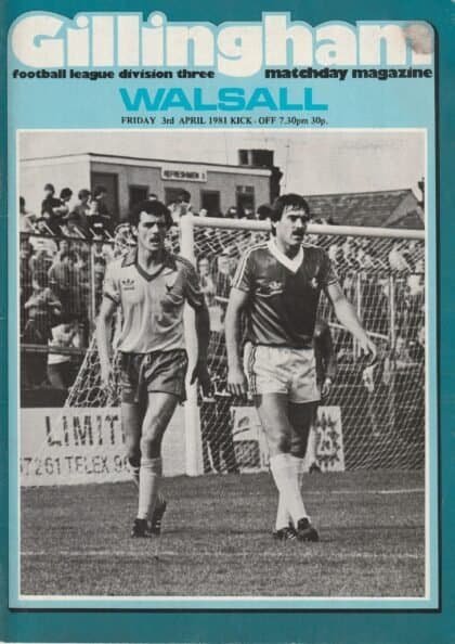 Gillingham v Walsall 03-Apr-1981