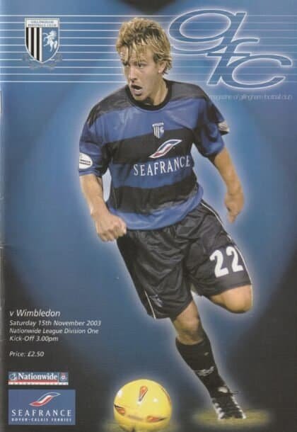Gillingham v Wimbledon 15-Nov-2003