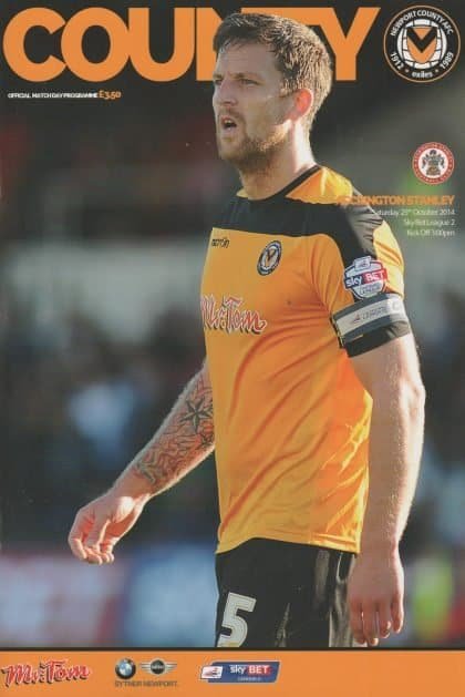 Newport County v Accrington Stanley 25-Oct-2014