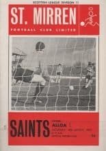 St Mirren v Alloa Athletic 18-Mar-1972