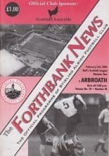 Stirling Albion v Arbroath 03-Feb-2001
