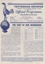 Tottenham Hotspur v Arsenal 12-Oct-1957