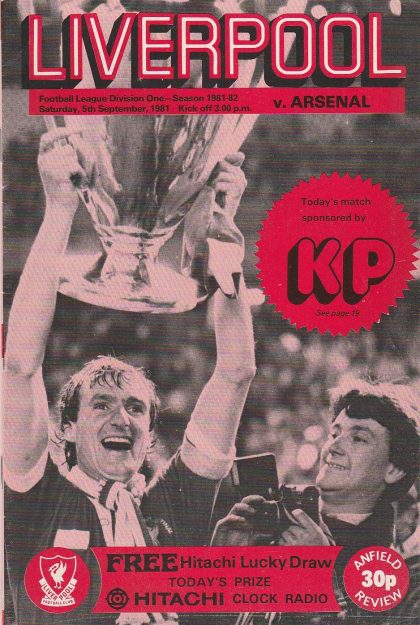 Liverpool v Arsenal 05-Sep-1981