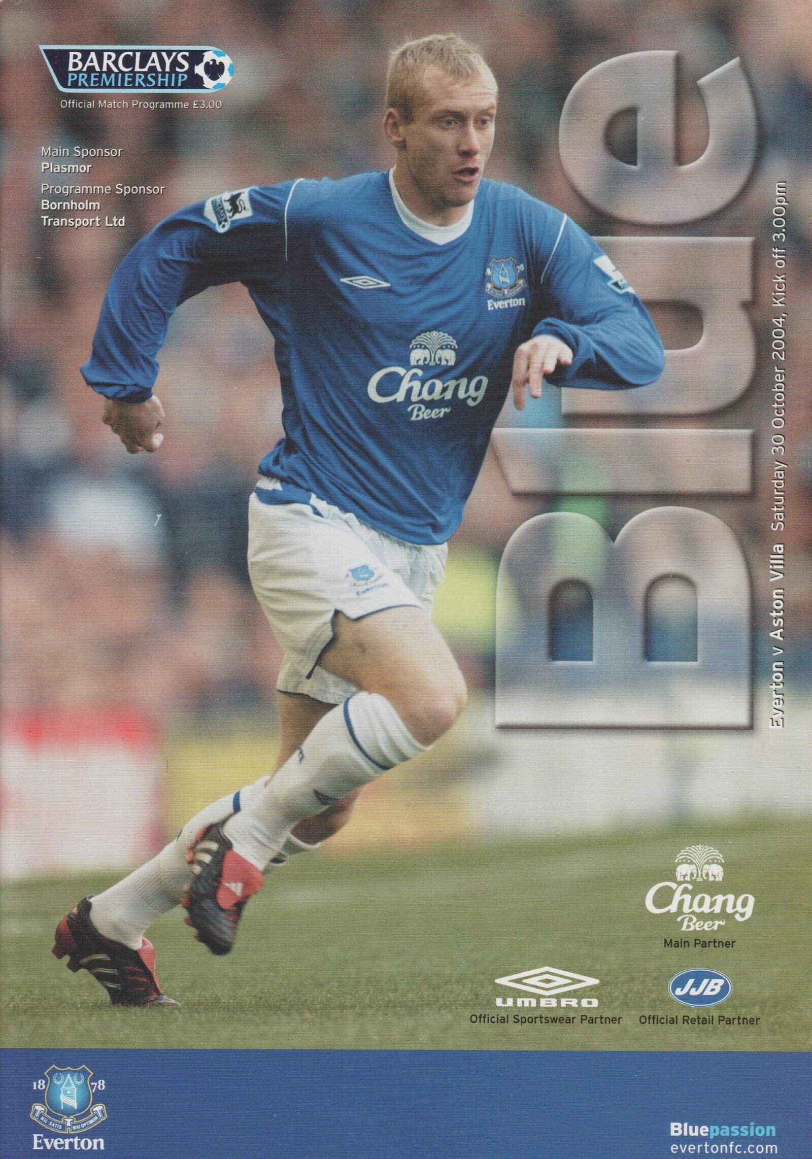 Everton v Aston Villa 30-Oct-2004