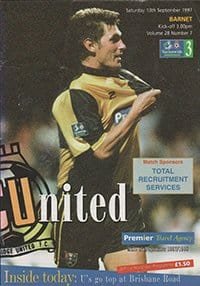 Cambridge United v Barnet 13-Sep-1997