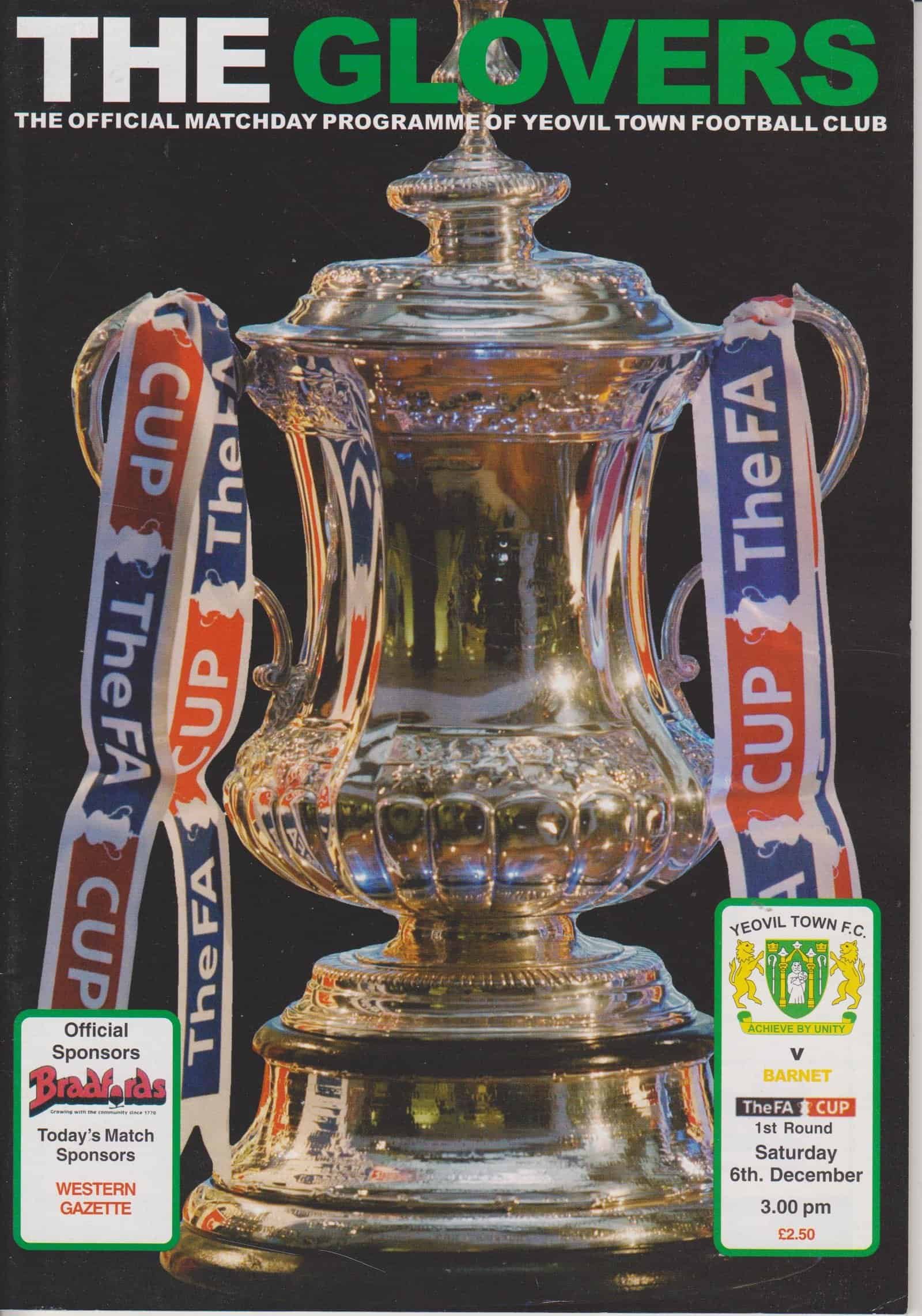 Yeovil Town v Barnet 06-Dec-2003