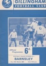 Gillingham v Barnsley 14-Mar-1969