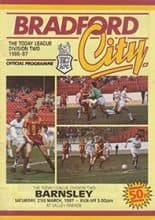 Bradford City v Barnsley 21-Mar-1987