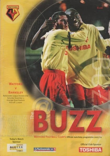 Watford v Barnsley 03-Nov-2001