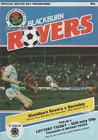 Blackburn Rovers v Barnsley 09-Nov-1985