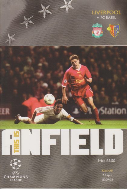 Liverpool v FC Basel 25-Sep-2002