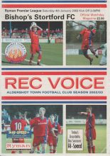 Aldershot Town v Bishop's Stortford  04-Jan-2003