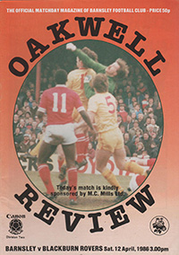 Barnsley v Blackburn Rovers 12-Apr-1986