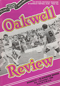 Barnsley v Blackburn Rovers 01-Nov-1986