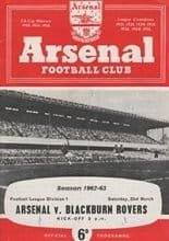 Arsenal v Blackburn Rovers 23-Mar-1963
