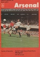 Arsenal v Blackpool 28-Sep-1976