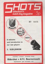 Aldershot v AFC Bournemouth 24-Oct-1973