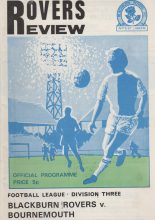Blackburn Rovers v AFC Bournemouth   26-Apr-1972