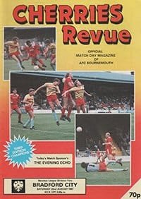 AFC Bournemouth v Bradford City 22-Aug-1987