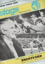 Mansfield Town v Brentford 11-Oct-1986