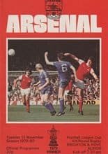 Arsenal v Brighton & Hove Albion 13-Nov-1979