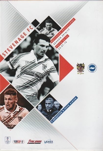 Stevenage v Brighton & Hove Albion  23-Jul-2016