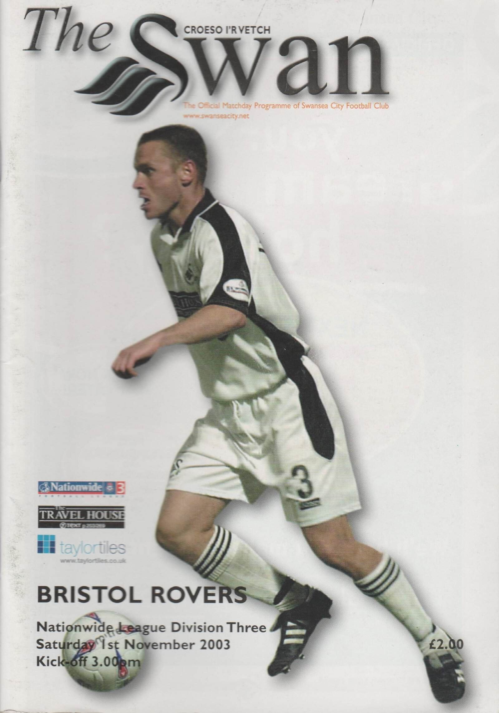 Swansea City v Bristol Rovers 01-Nov-2003