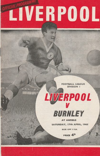Liverpool v Burnley 17-Apr-1965