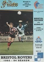 Bristol Rovers v Burnley 25-Sep-1993