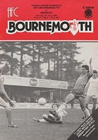 AFC Bournemouth v Burnley 09-Apr-1984