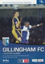 Gillingham v Burton Albion 28-Nov-2009