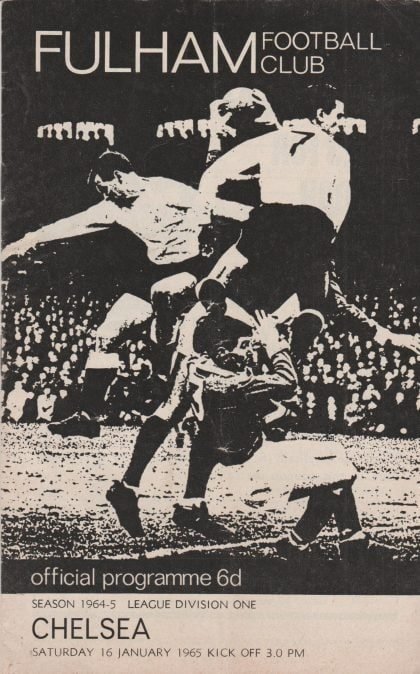 Fulham v Chelsea 16-Jan-1965
