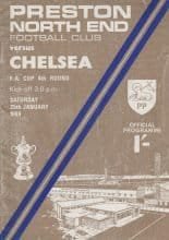 Preston North End v Chelsea 25-Jan-1969