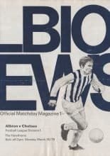 West Bromwich Albion v Chelsea 30-Mar-1970