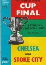 Chelsea v Stoke City  04-Mar-1972