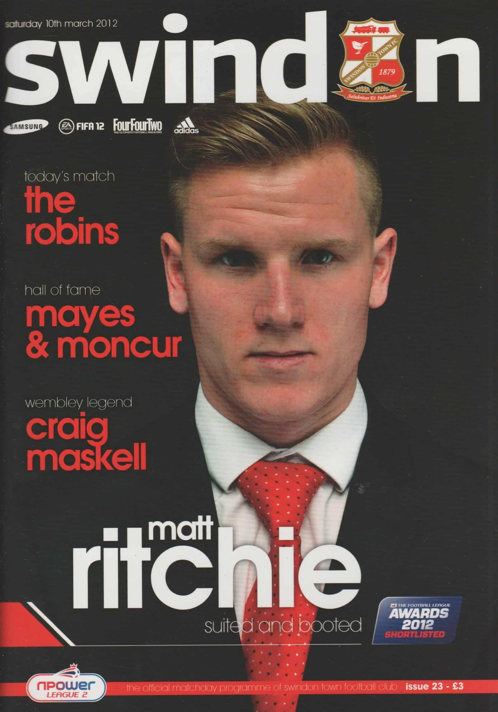 Swindon Town v Cheltenham Town 10-Mar-2012