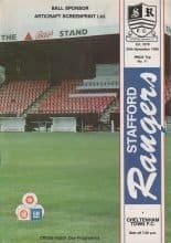 Stafford Rangers v Cheltenham Town 20-Nov-1990