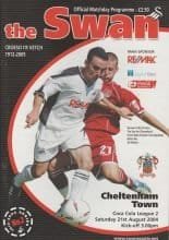 Swansea City v Cheltenham Town 21-Aug-2004