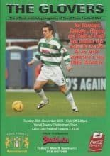Yeovil Town v Cheltenham Town 26-Dec-2004