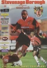 Stevenage Borough v Cheltenham Town 08-Feb-1999