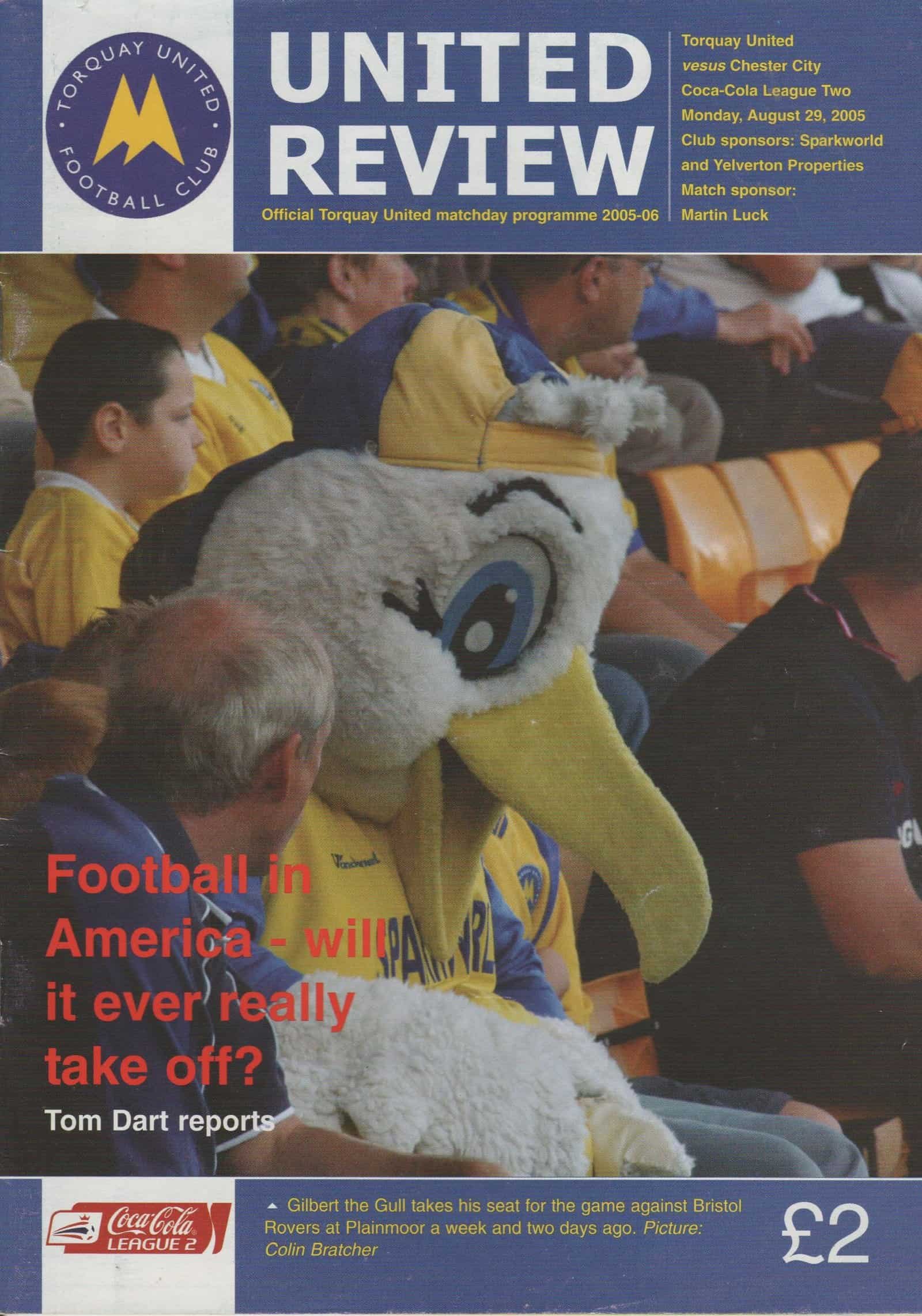 Torquay United v Chester City 29-Aug-2005