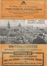 Oxford United v Chester 03-Oct-1964