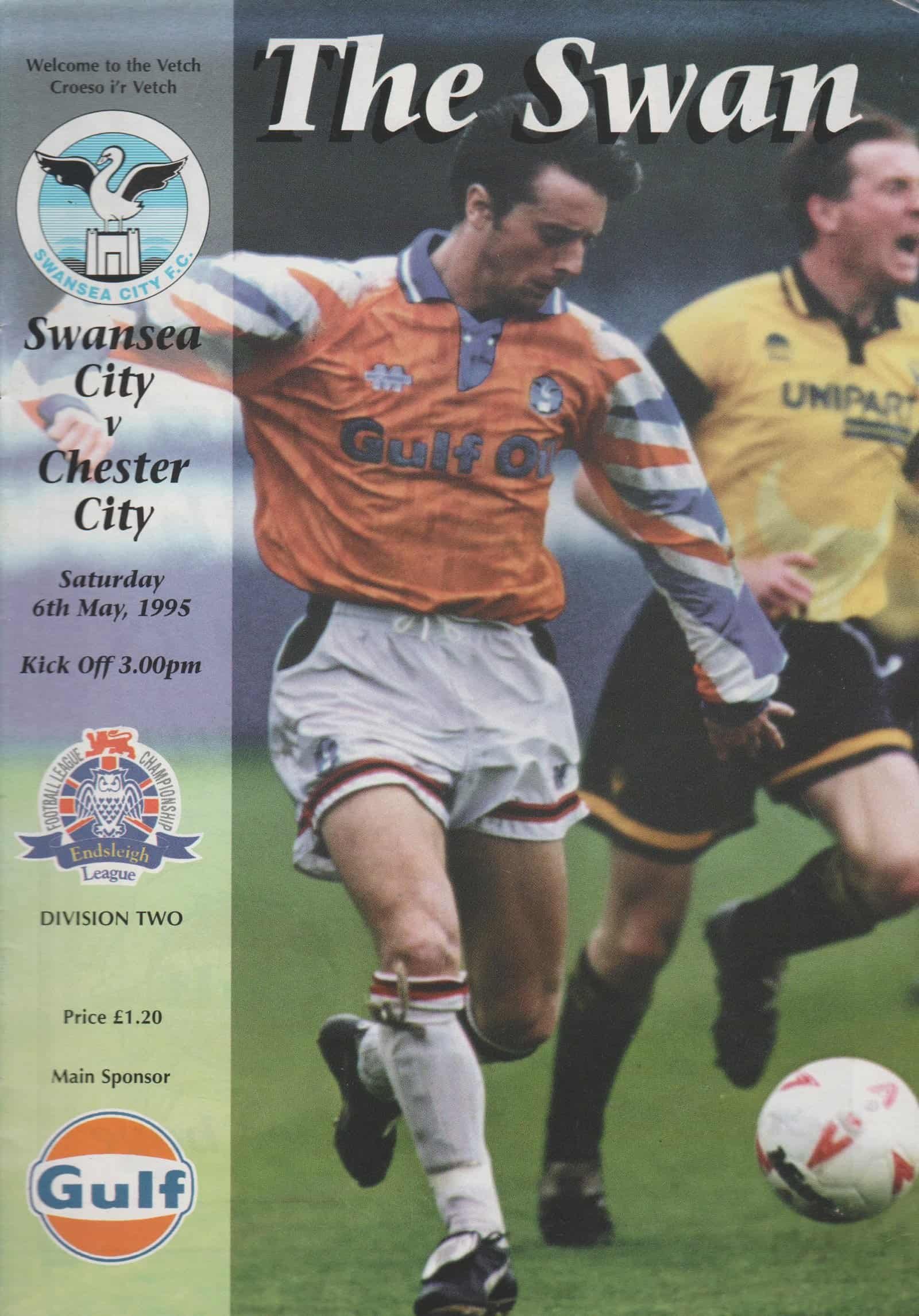 Swansea City v Chester City 06-May-1995