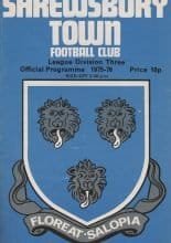 Shrewsbury Town v Chesterfield 13-Mar-1976