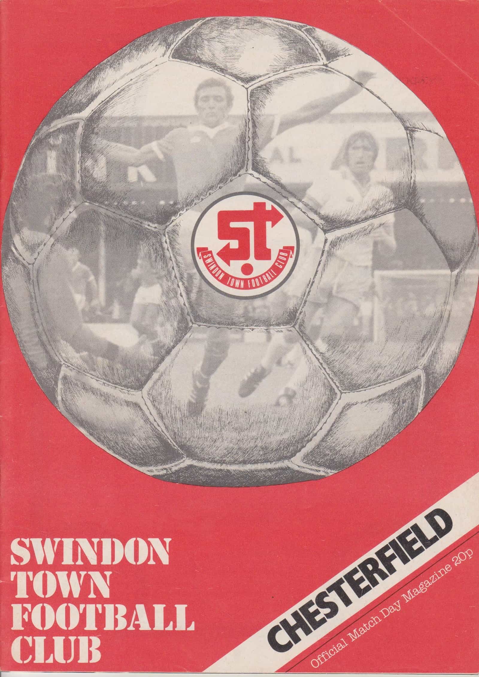 Swindon Town v Chesterfield 15-Sep-1979